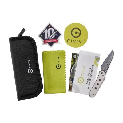 Nóż składany Civivi Elementum C907DS twill fiber overlay on black