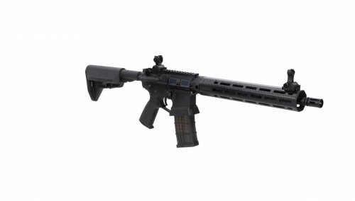 King Arms x Lancer Systems - Karabinek L15 LCH7 12" Faux Carbon Czarny