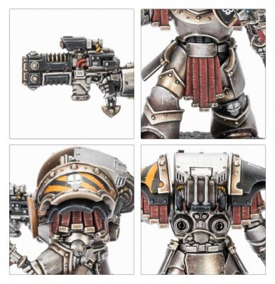 Legiones Astartes - Cataphractii Terminators with Volkite Chargers and Power Mauls