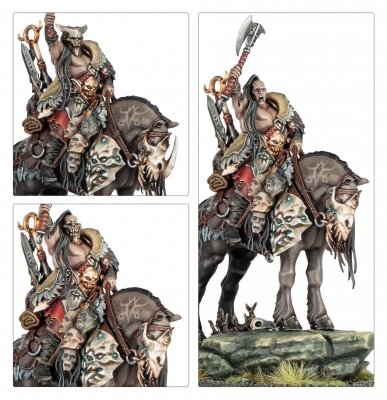 Slaves to Darkness - Darkoath Chieftain on Warsteed
