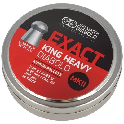 Śrut JSB Exact King Heavy MKII 2,20g 6,35/300szt. (546498-300)
