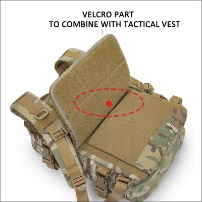 Plecak Molle Plate Carrier Bag for Tactical Vest - Ranger Green
