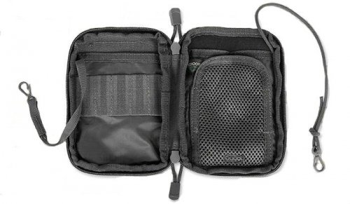 Condor - Pocket Pouch + US Flag Patch - Czarny - MA16-002