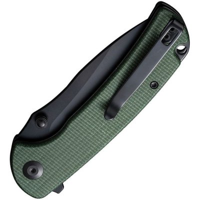 Nóż Sencut Pulsewave Green Canvas Micarta (S23032-3)