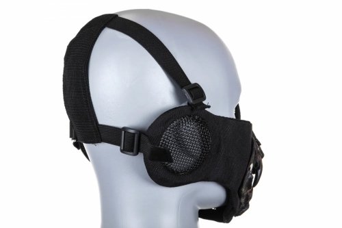 Maska Stalker EVO PLUS Fangs Ear Protection - Czarny