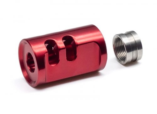 Kompensator TYPE-A 14mm CCW - czerwony