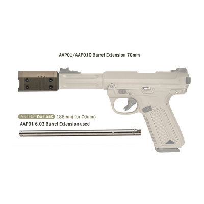 Barrel Extension do AAP01/C 70mm - FDE