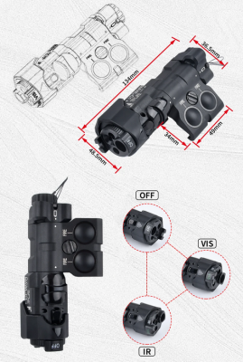 Moduł MAWL-C1 Green Laser - Metal Version
