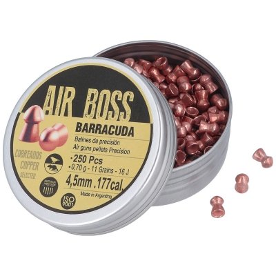 Śrut Apolo Air Boss Barracuda Copper 0,70g 4,5/250szt (30003)