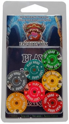 Trackers Counters (Range 0-9, Size 25mm, 7szt.)