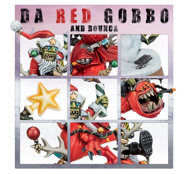 Warhammer 40K - Da Red Gobbo and Bounca