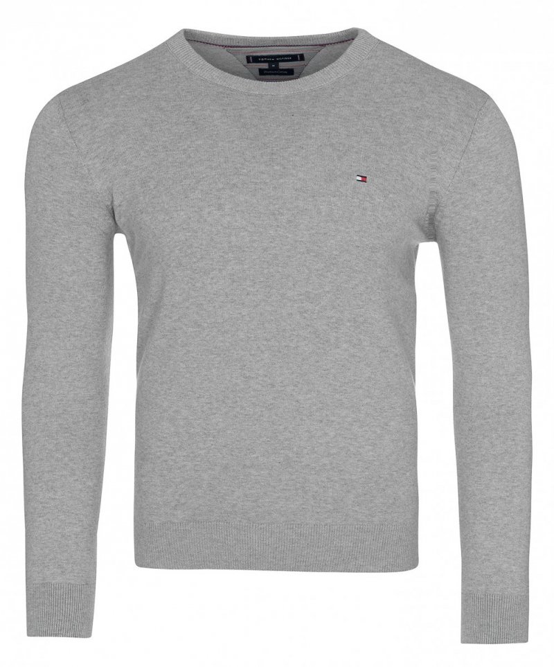 Tommy Hilfiger sweter męski szary c-nk