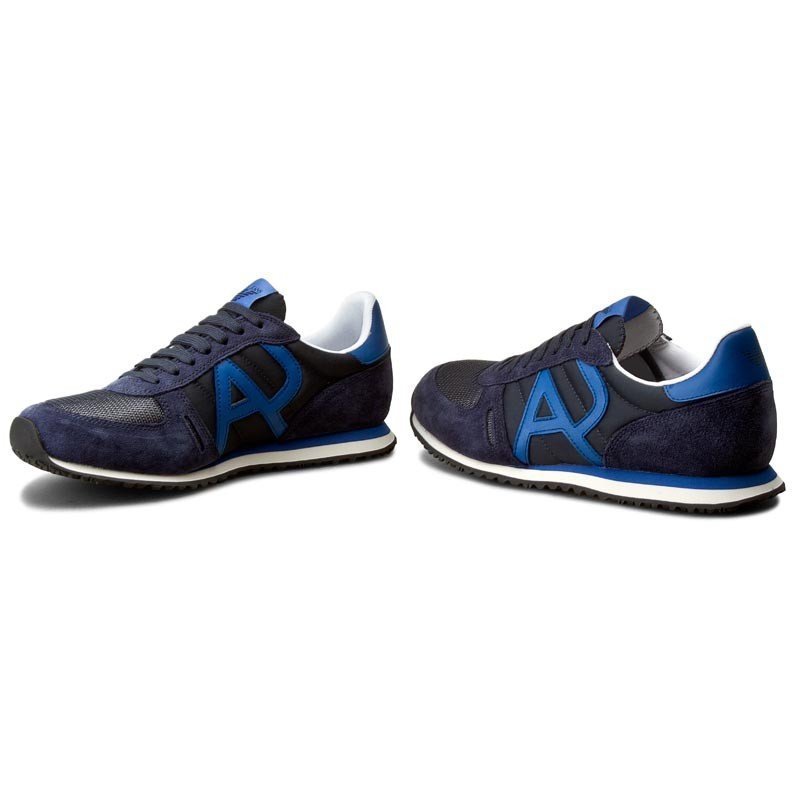 Armani Jeans buty męskie sportowe granatowe
