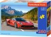 Puzzle 260 Castorland B-27477 Czerwony Samochód - Jazda w Górach