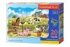 Puzzle 20 Maxi Castorland C-02429 Zwierzęta na Farmie