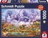 Puzzle 1000 Schmidt 58356 Zwierzęta przy Wodopoju