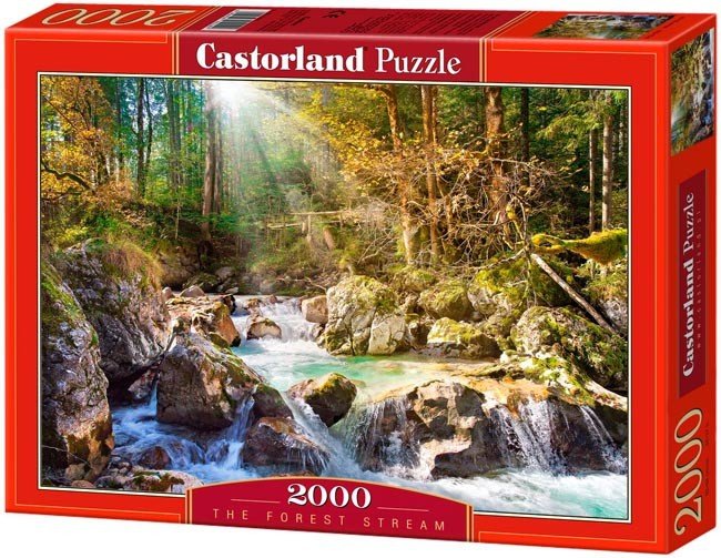 Puzzle 2000 Castorland C-200382 The Forest Stream