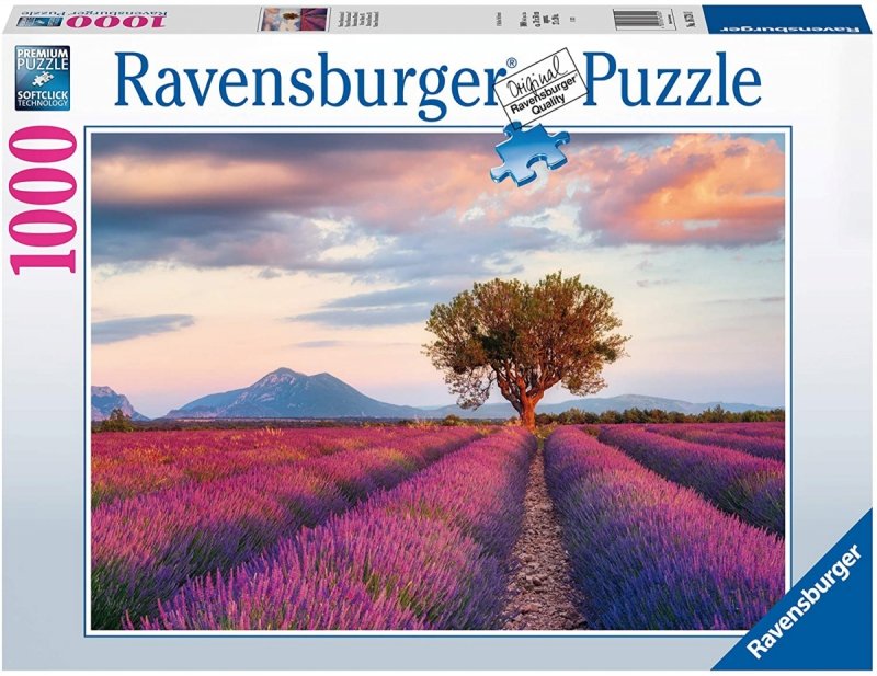Puzzle 1000 Ravensburger 16724 Lawendowe Pole