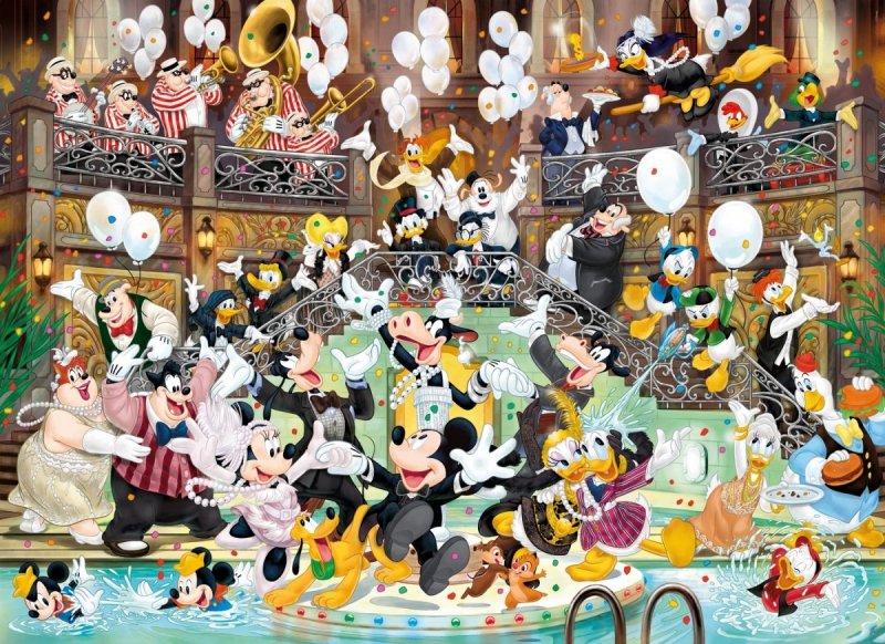 Puzzle 1000 Clementoni 39472 Mickey 90 Lat Magii