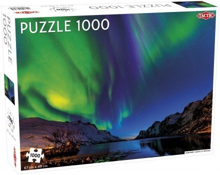 Puzzle 1000 Tactic 56647 Zorza Polarna w Troms