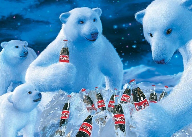 Schmidt 59913 Coca-Cola -  Niedźwiedzie Polarne