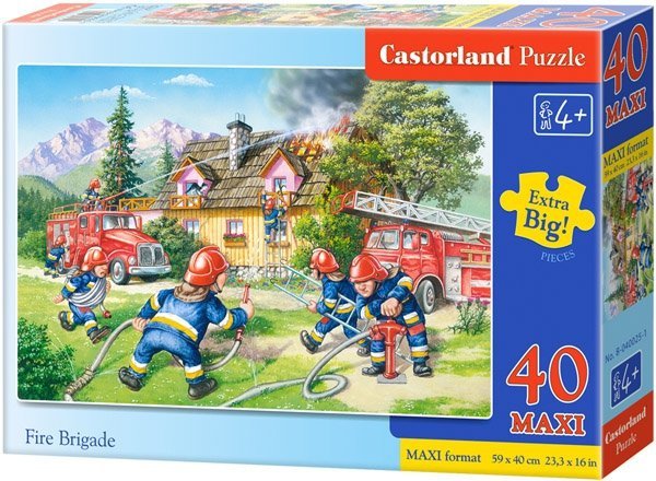 Puzzle 40 Maxi Castorland B-040025 Straż Pożarna - Fire Brigade