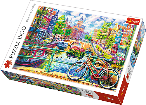 Puzzle 1500 Trefl 26149 Amsterdam - Kanał