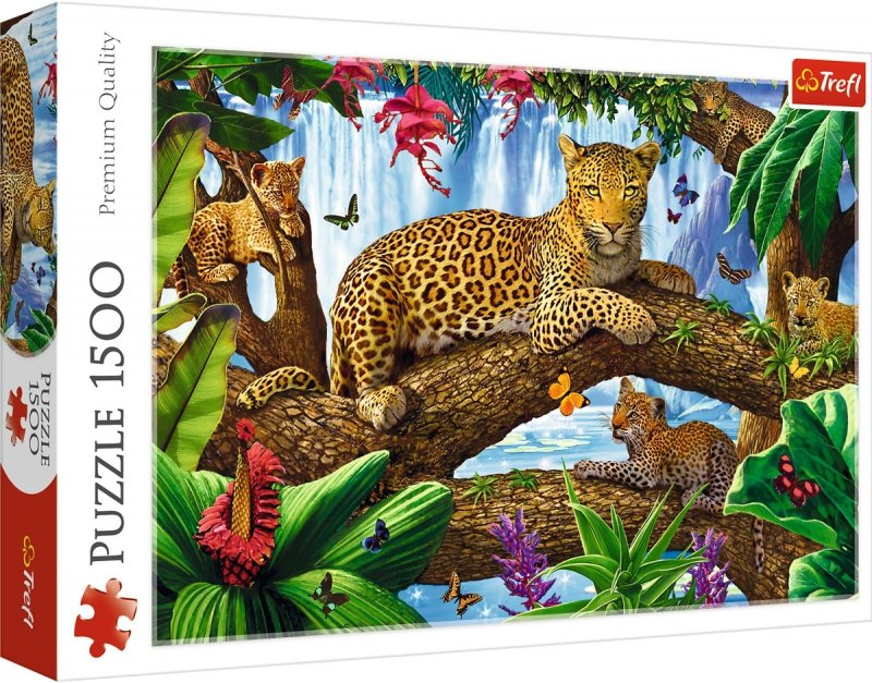 Puzzle 1500 Trefl 26160 Lamparty - Odpoczynek Wśród Drzew