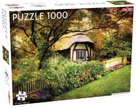 Puzzle 1000 Tactic 58251 Angielski Domek w Lesie