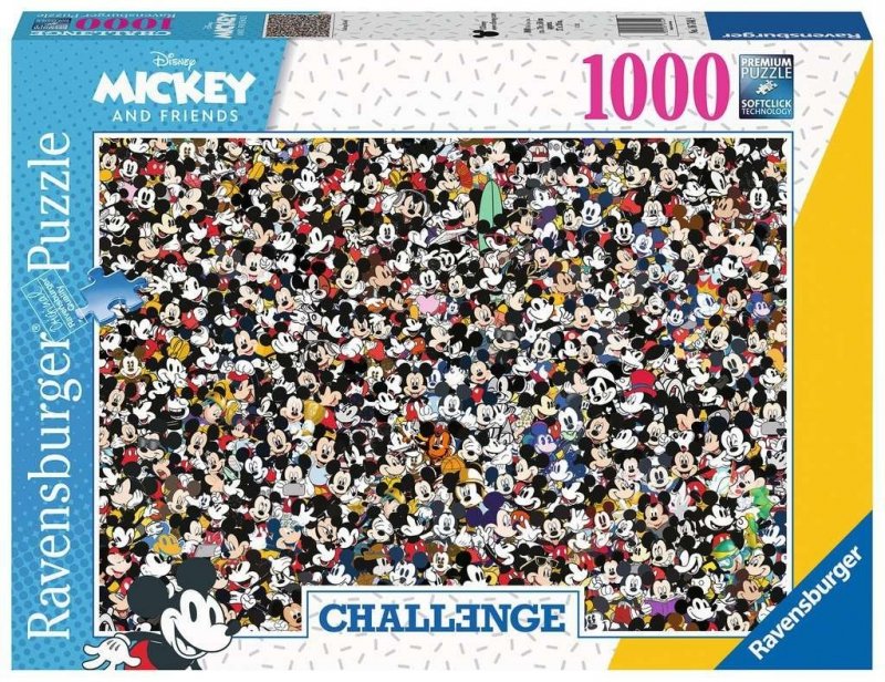 Puzzle 1000 Ravensburger 167449 Myszka Miki - Wyzwanie