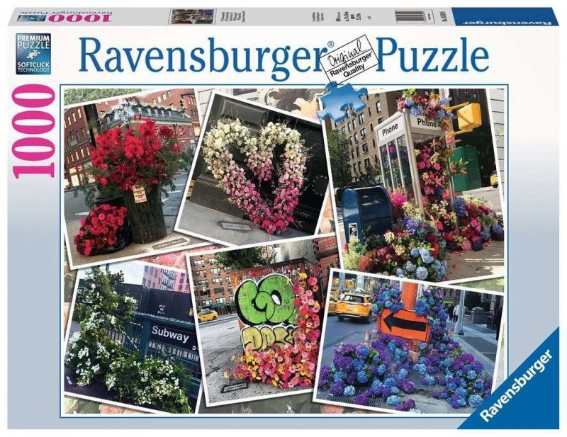 Puzzle 1000 Ravensburger 16819 Błysk Kwiatów