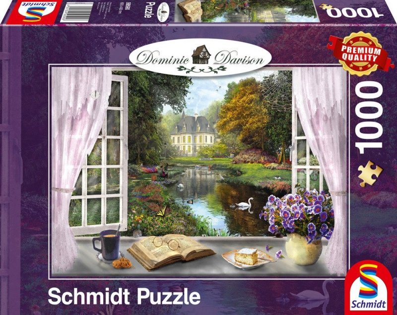 Puzzle 1000 Schmidt 59590 Dominic Davison -  Pokój z Widokiem na Strumyk