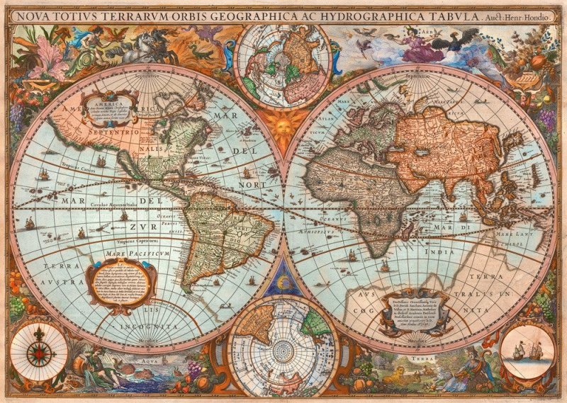 Puzzle 3000 Schmidt 58328 Starożytna Mapa Świata