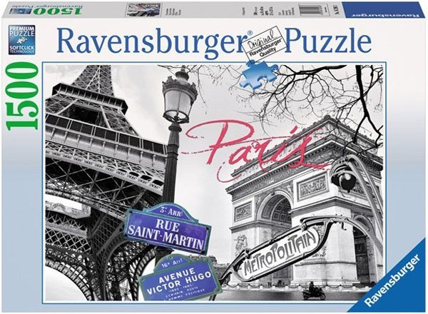 Puzzle 1500 Ravensburger 162963 Paryż - Moja Miłość