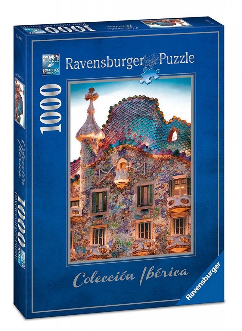Puzzle 1000 Ravensburger 19631 Casa Batllo - Barcelona