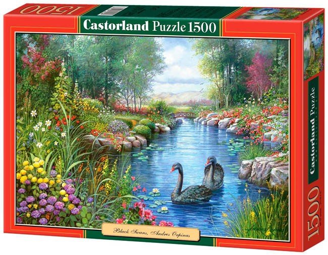 Puzzle 1500 Castorland C-151042 Black Swans - Andres Orpinas