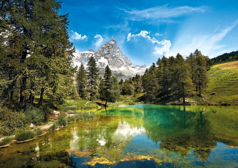 Puzzle 1500 Clementoni 31680 Jezioro - Blue Lake