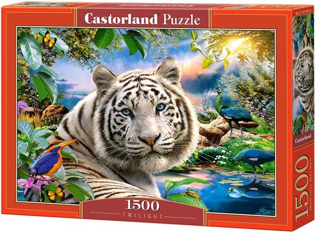 Puzzle 1500 Castorland C-151318 Tygrys - Twilight