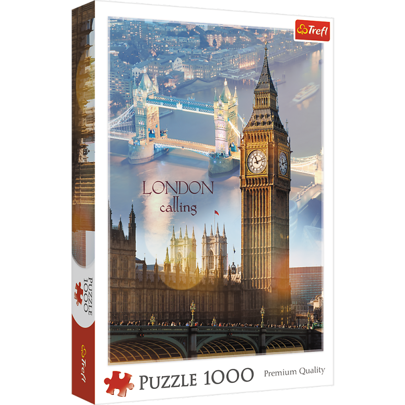 Puzzle 1000 Trefl Zestaw 2 Wzory 10394 - 10395 Paryż - Londyn