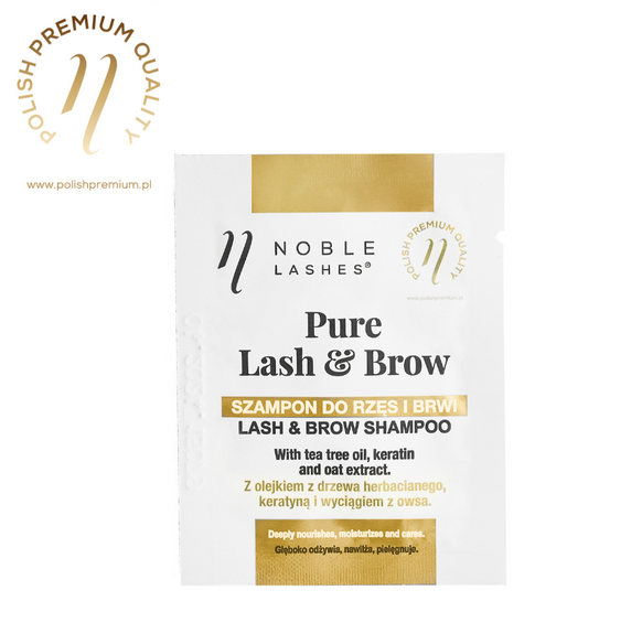 Szampon do rzęs i brwi Pure Lash &amp; Brow by Noble Lashes