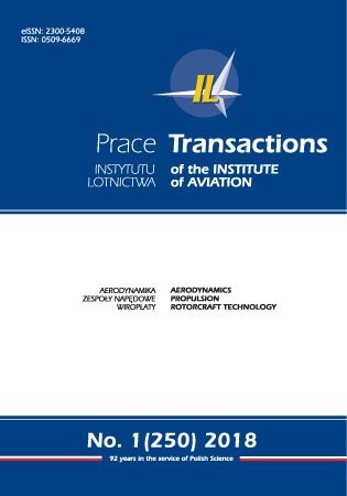 Transactions of the Institute of Aviation (Prace Instytutu Lotnictwa) 250 (1/2018)