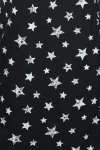 MijaCulture - koszula do porodu 4128 M96 czarny/gwiazdy
