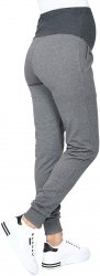 MijaCulture Wygodne spodnie dresowe ciążowe Coco M003 grafit2
