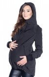  kurtka softshell 3D ciążowa i do noszenia dziecka M52/4068 czarny 1
