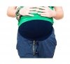 Wygodne spodnie ciążowe dresowe na co dzień „Tonya” 9052 niebieski 4