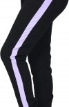 MijaCulture Wygodne spodnie dresowe ciążowe Coco M003 czarny/fiolet5