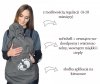 MijaCulture - osłona softshell 4113 czarna / 2 serduszka 4