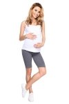 Wygodne legginsy ciążowe Mama szary 2