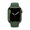Apple Watch Series 7 45mm GPS Koperta z aluminium w kolorze zielonym z paskiem sportowym w kolorze koniczyny