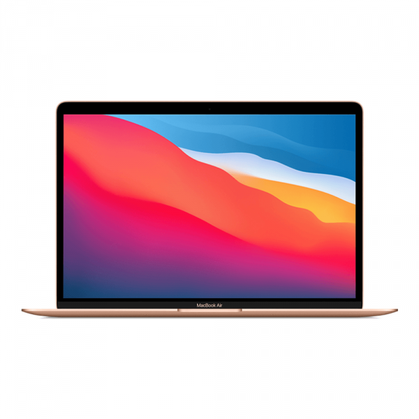 MacBook Air z Procesorem Apple M1 - 8-core CPU + 7-core GPU /  16GB RAM / 256GB SSD / 2 x Thunderbolt / Gold